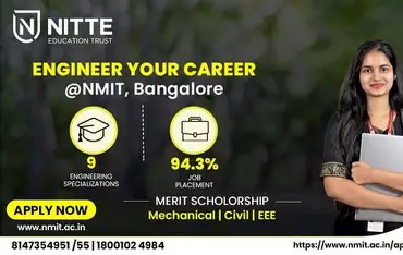 NMIT Bangalore BTech admissions for 2026